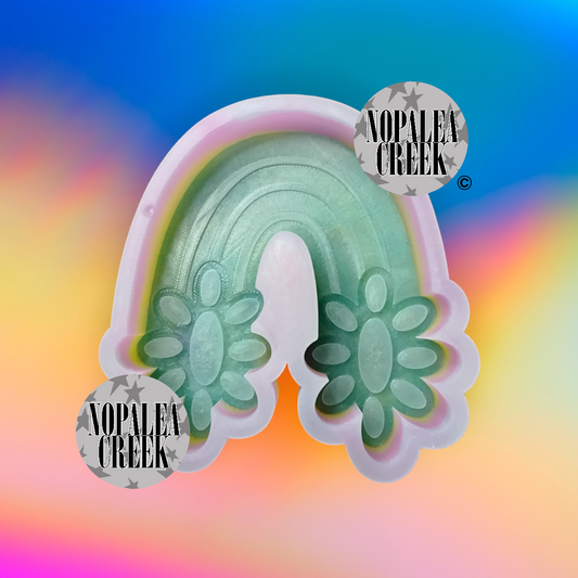 Rainbow Concho Silicone Mold©