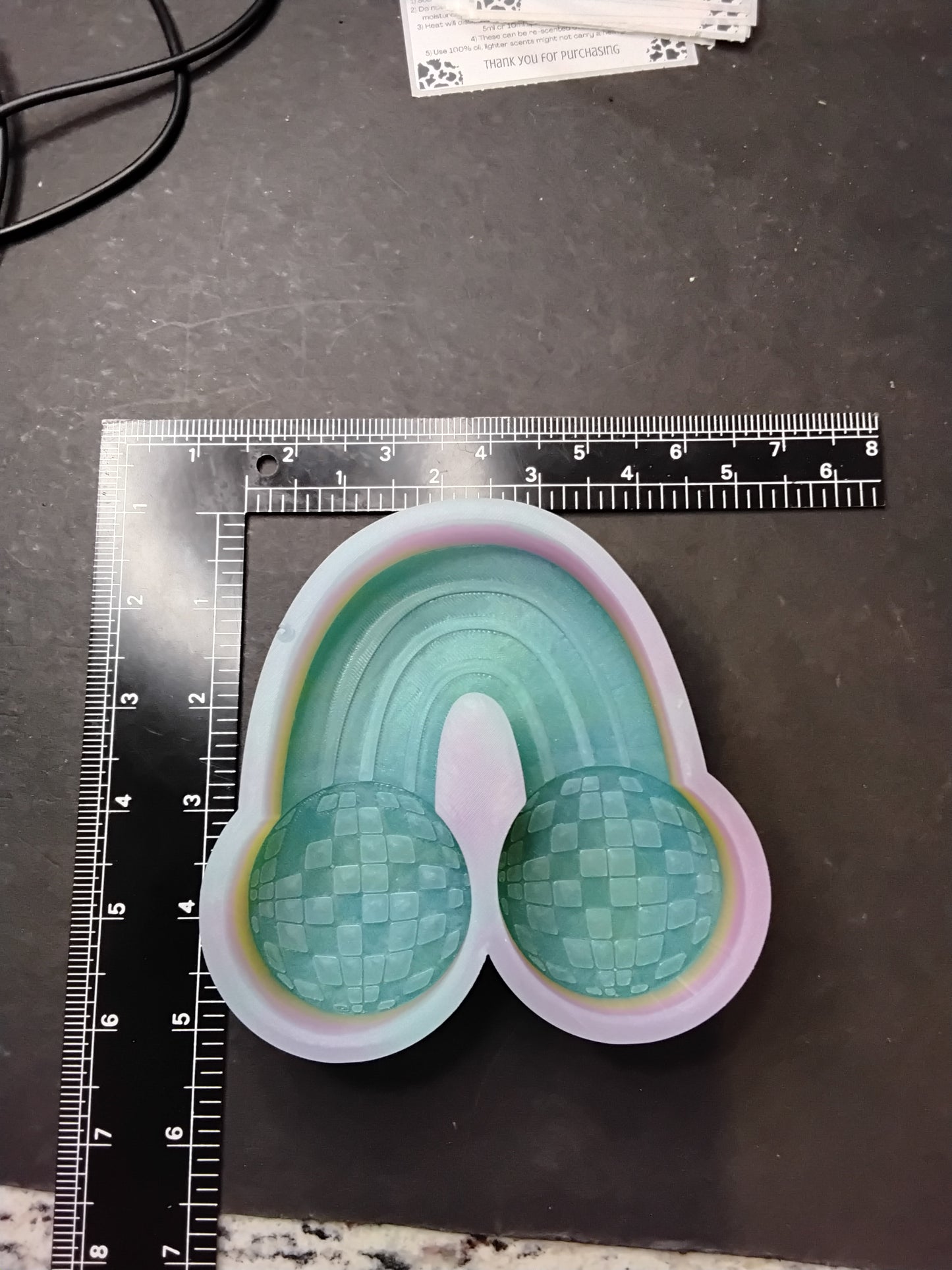 Rainbow Disco Silicone Mold©