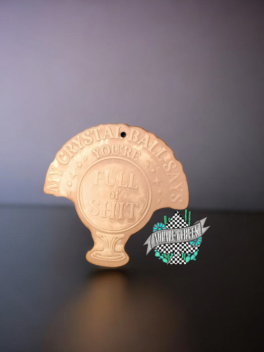 Ball Says Your Full of Shit Leather Charms (SET OF 4)