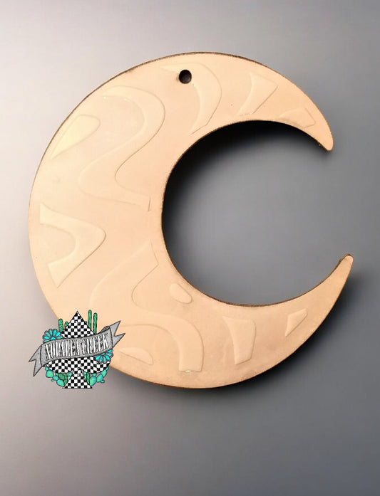Trippy Moon Leather Charms (SET OF 4)