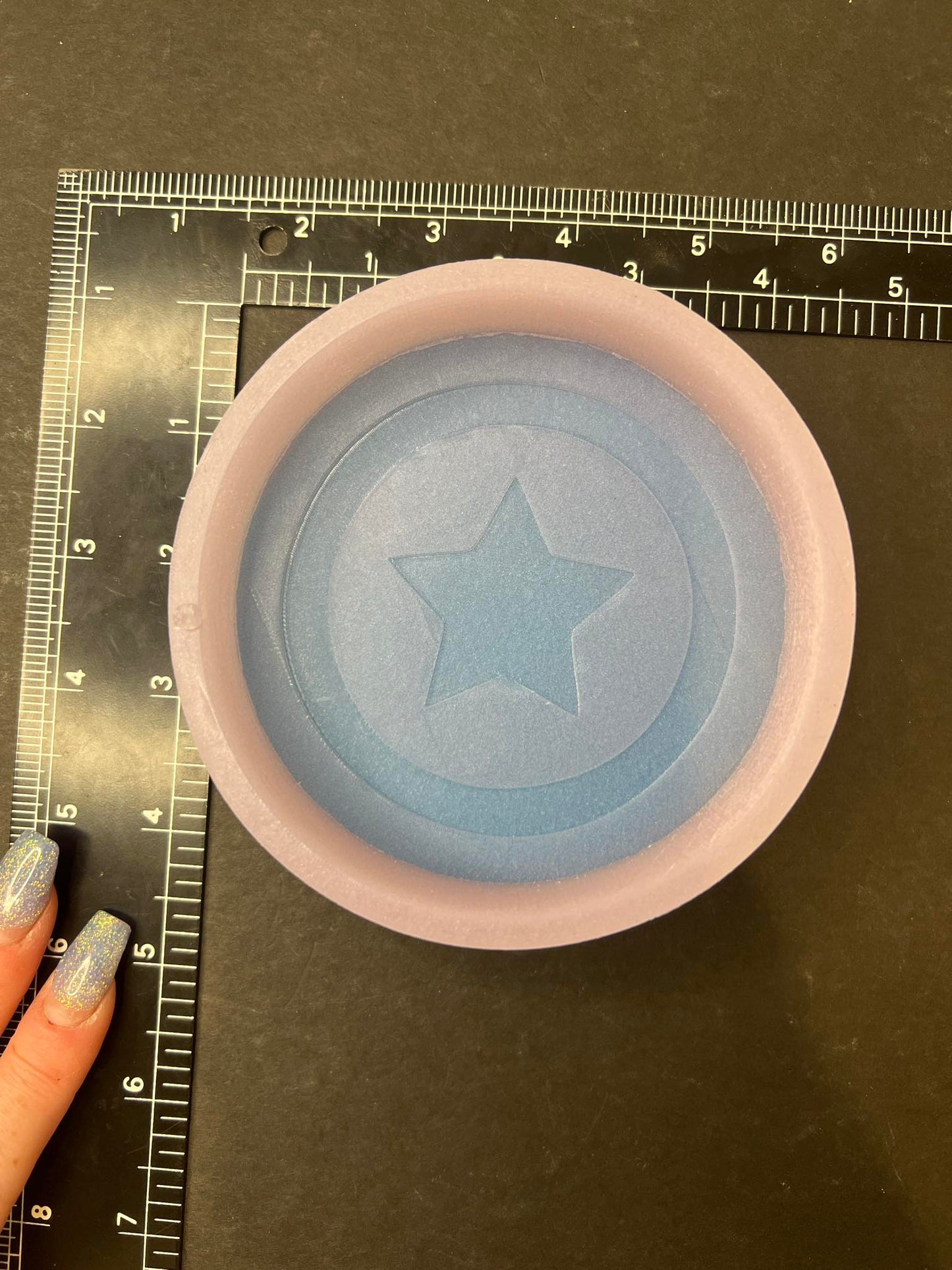 Capitan Shield Silicone Mold