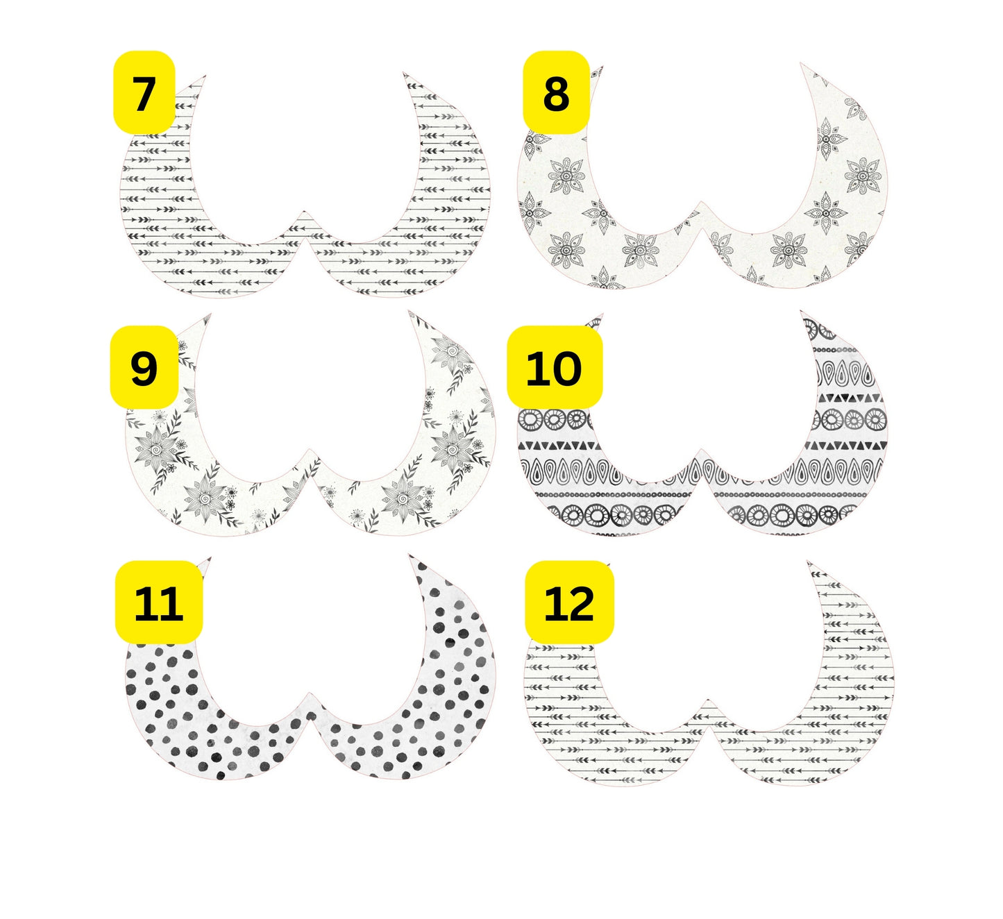 Bikini Boobs Cardstock Listing #1-16
