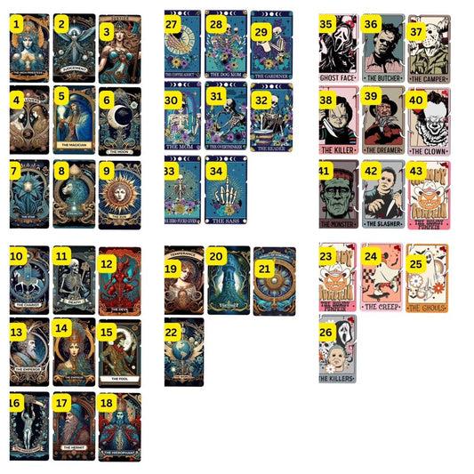Tarot Card (3) Cardstock Listing