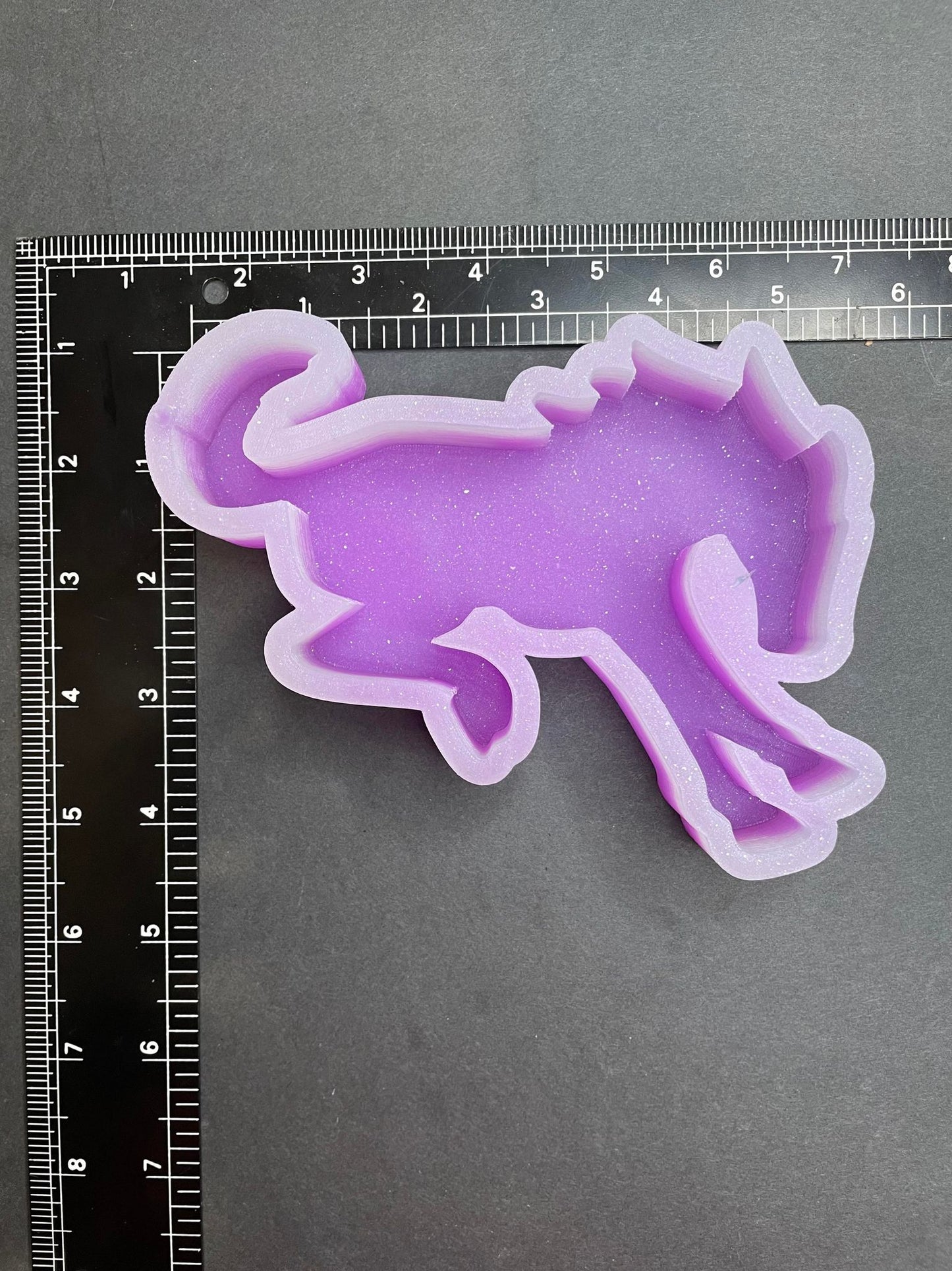Bucking Bronco Silhouette Silicone Mold