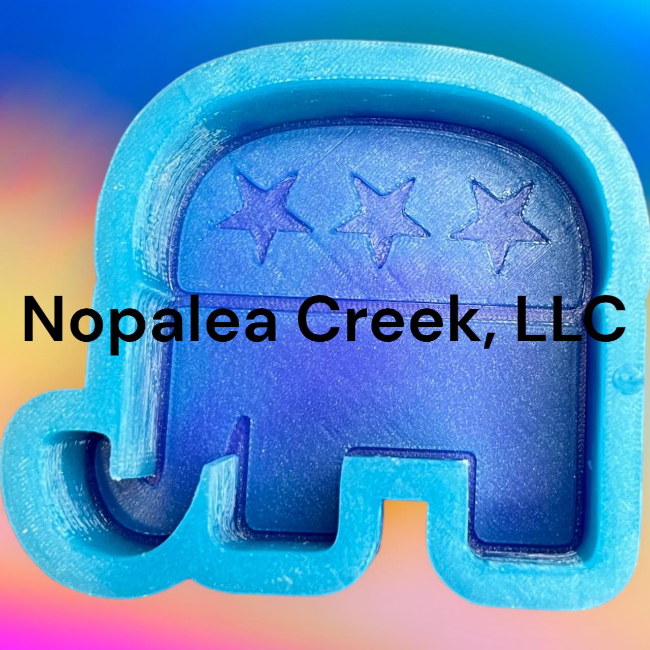 Republican Elephant Silicone Mold