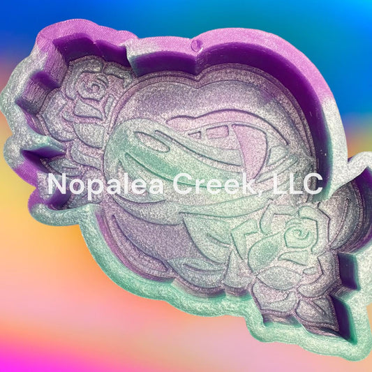 Sexy Vampire Lips Rose Silicone Mold