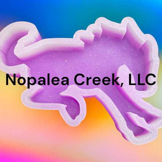 Bucking Bronco Silhouette Silicone Mold