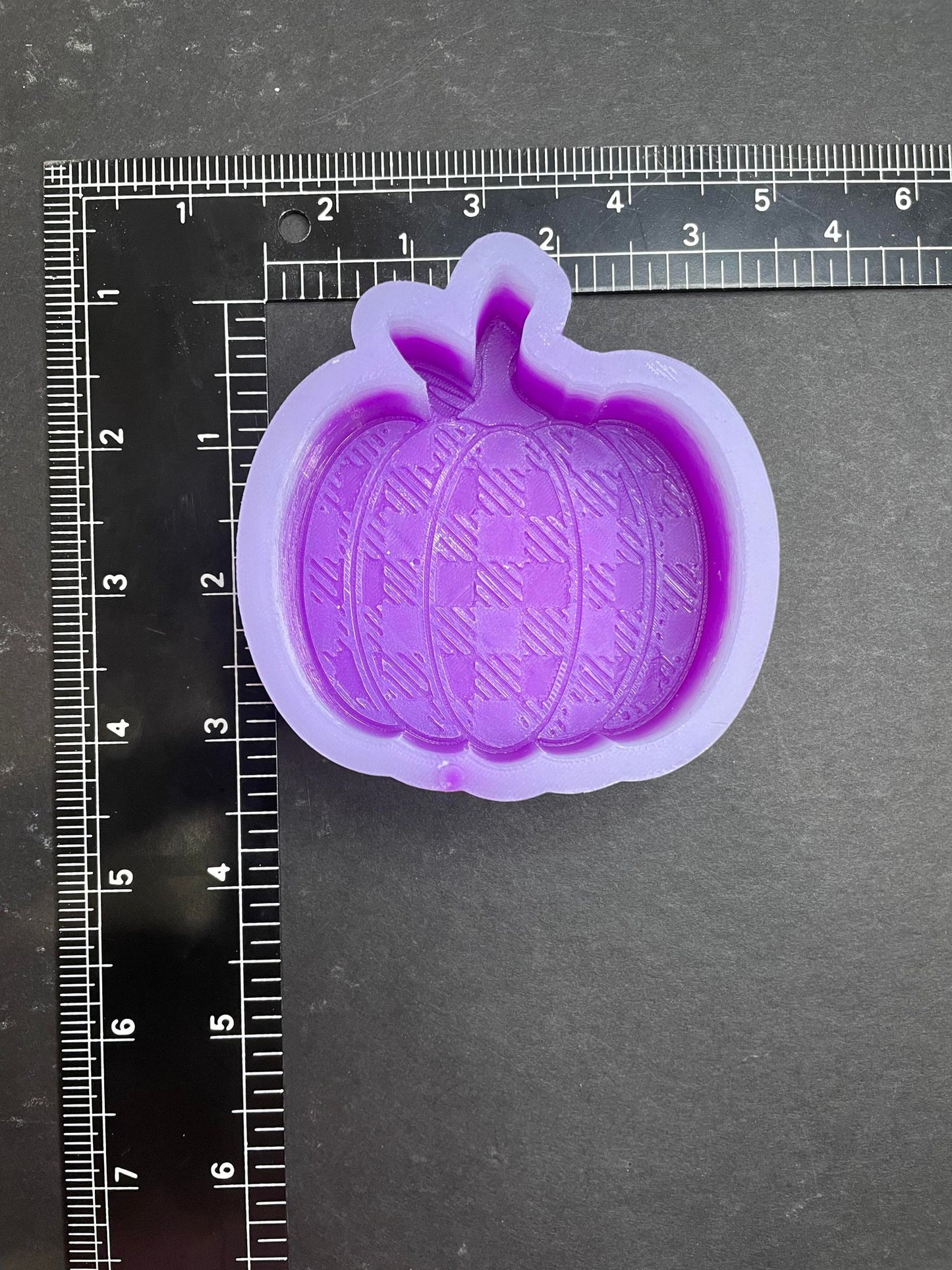 Plaid Pumpkin Silicone Mold