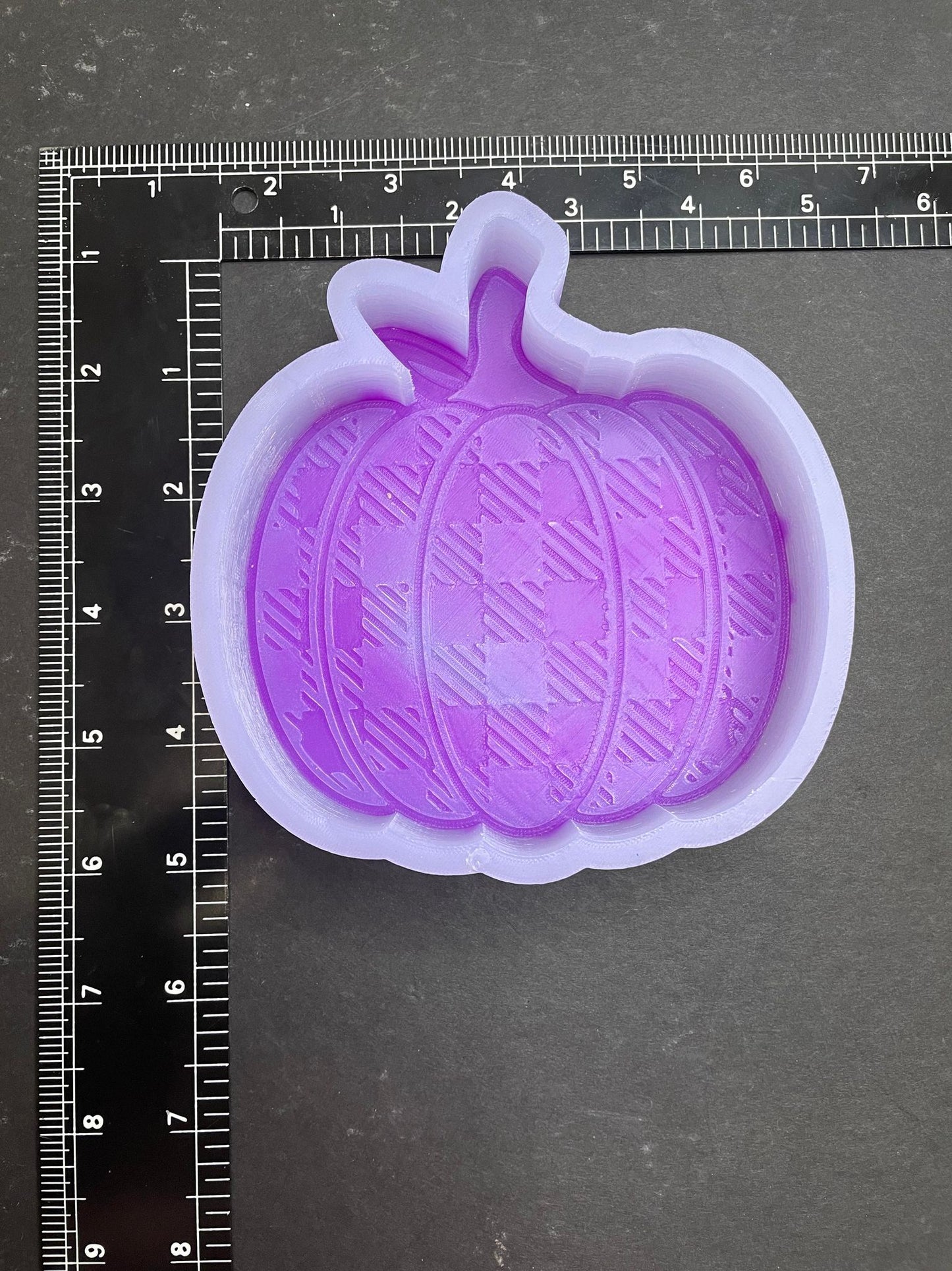 Plaid Pumpkin Silicone Mold