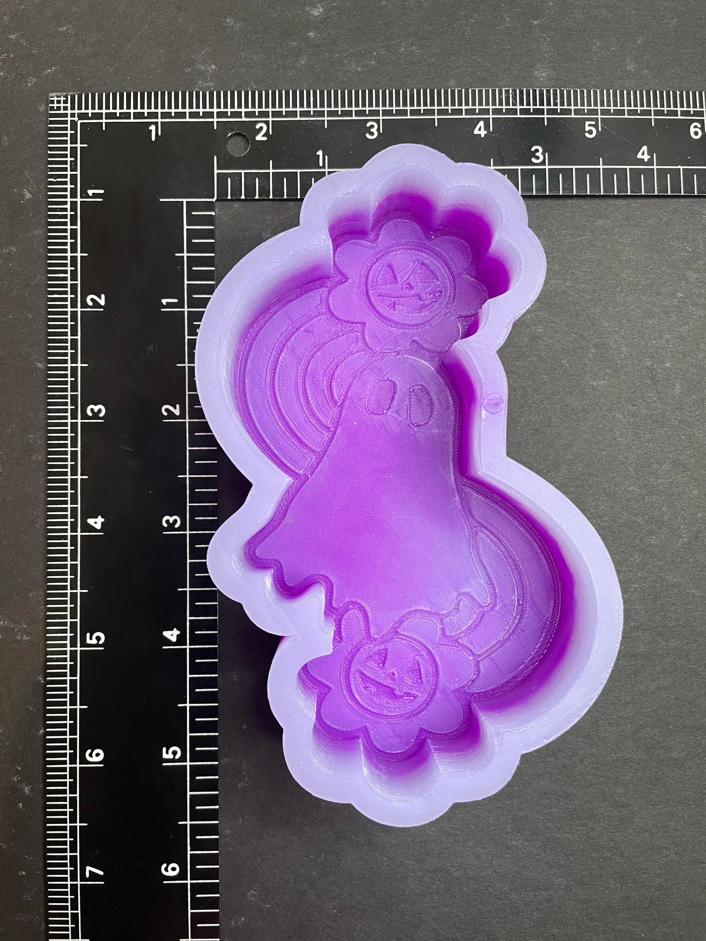 Retro Pumpkin Ghost Silicone Mold
