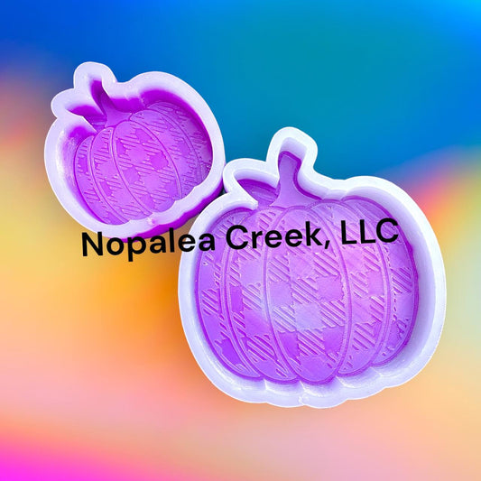 Plaid Pumpkin Silicone Mold