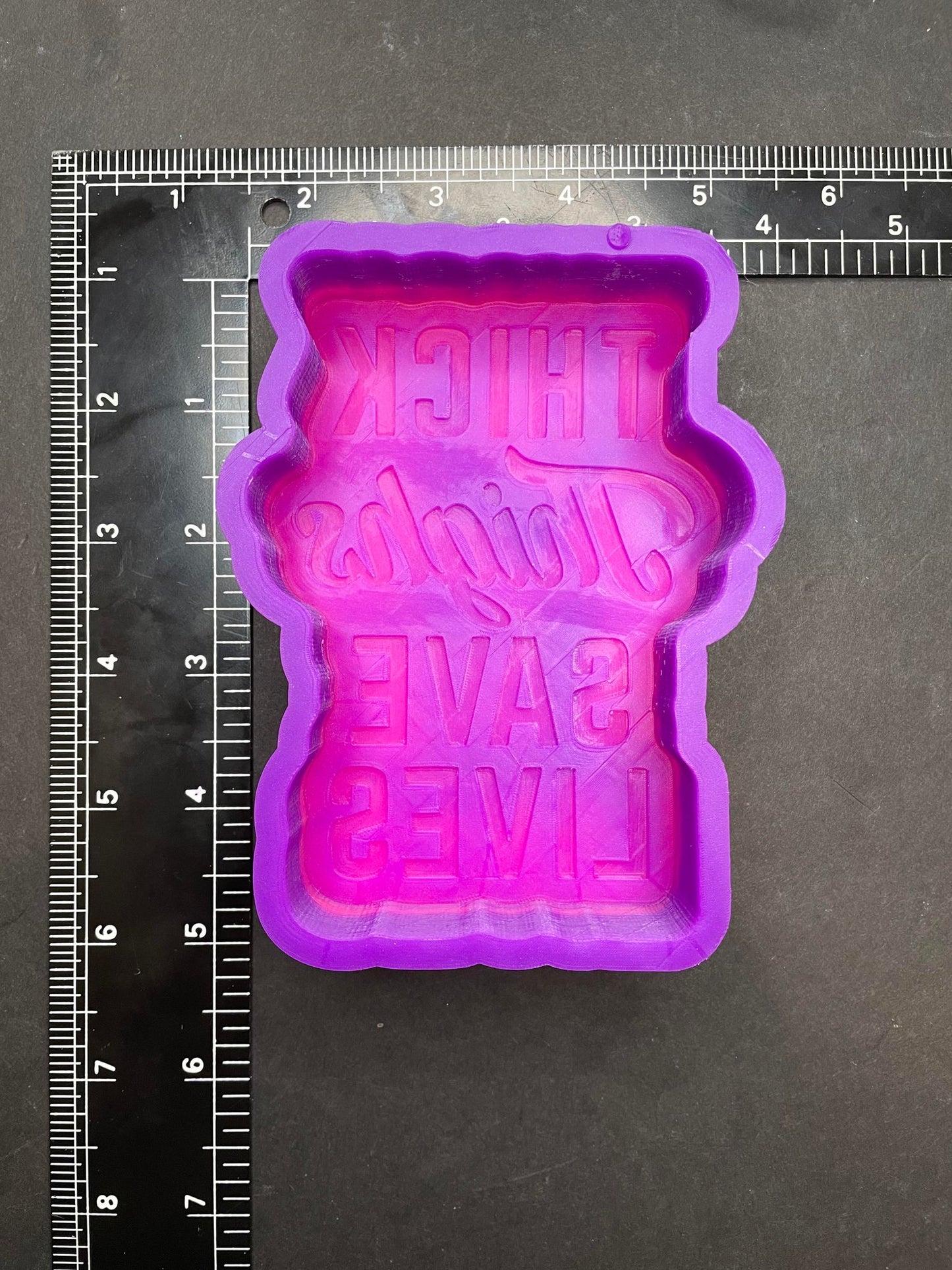Thick Thighs Save Lives Silicone Mold