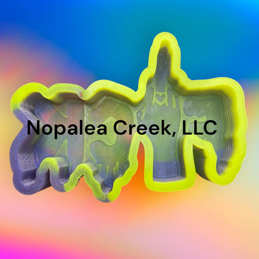 F Drip Female Silicone Mold
