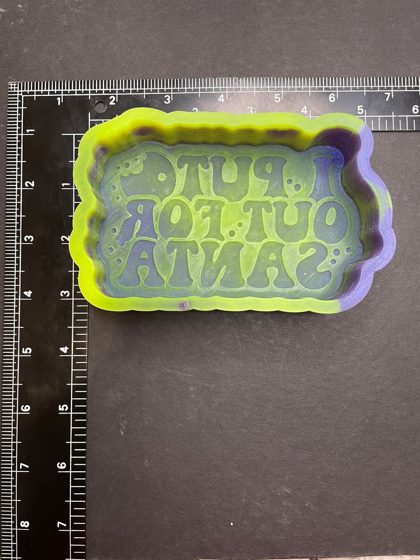Put Out for Santa Silicone Mold