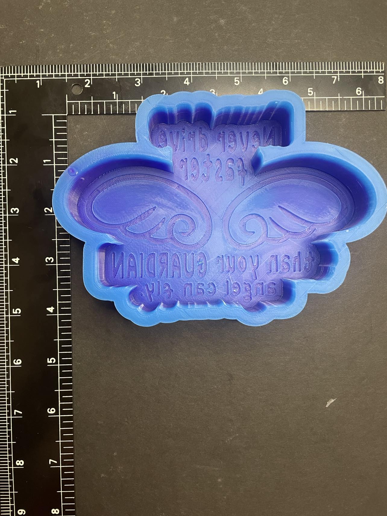Guardian Angel Can Fly Silicone Mold