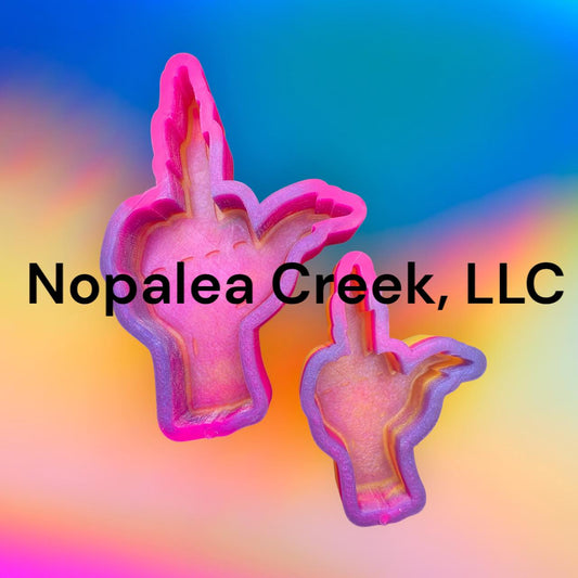 Flip Off Mr G Silicone Mold