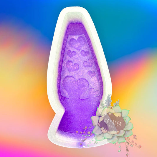 Heart Lava Lamp Silicone Mold