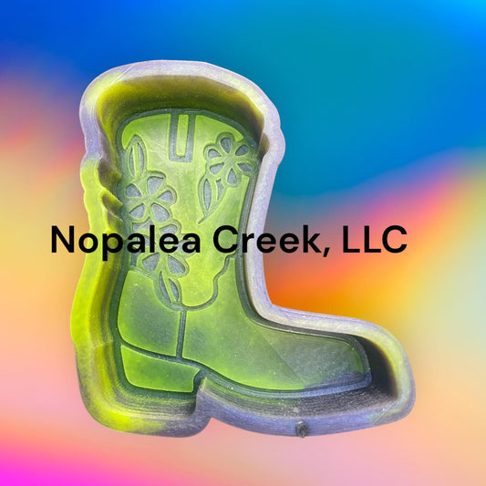 Floral Boot Silicone Mold