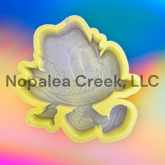 Walking Christmas Hat Silicone Mold