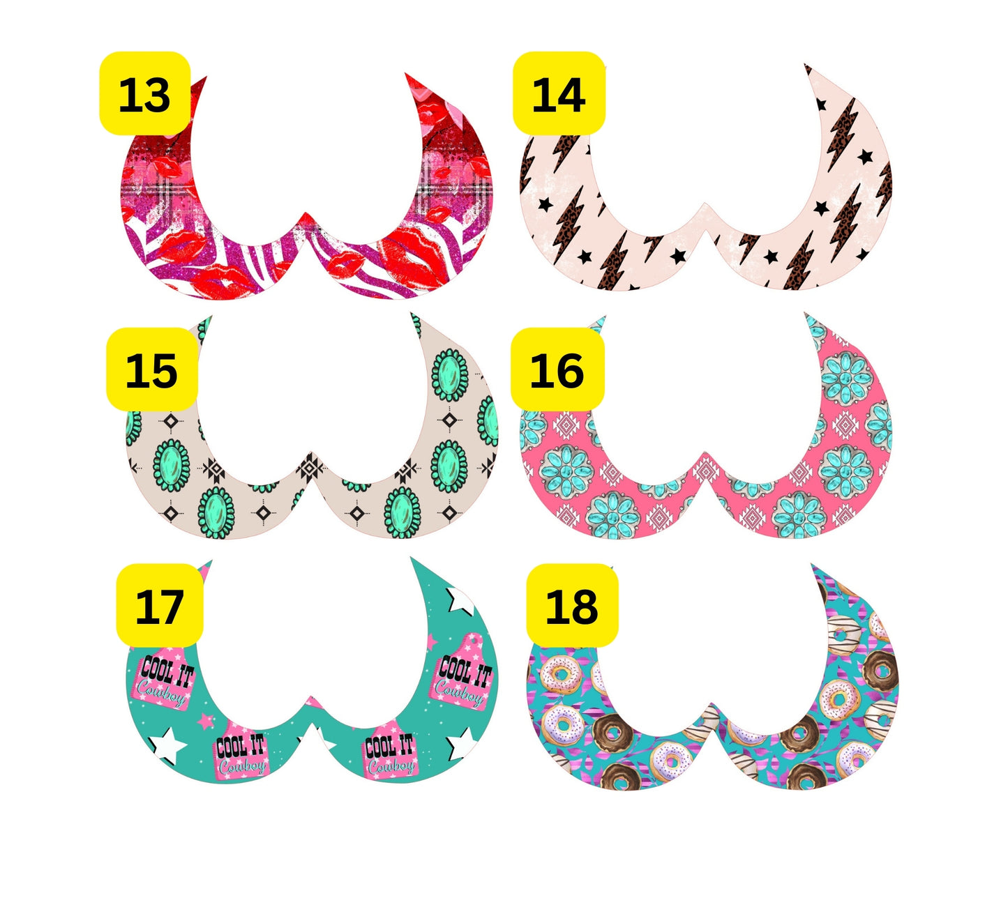 Bikini Boobs Cardstock Listing #1-16