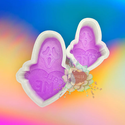 Call Me Holding Heart Silicone Mold©
