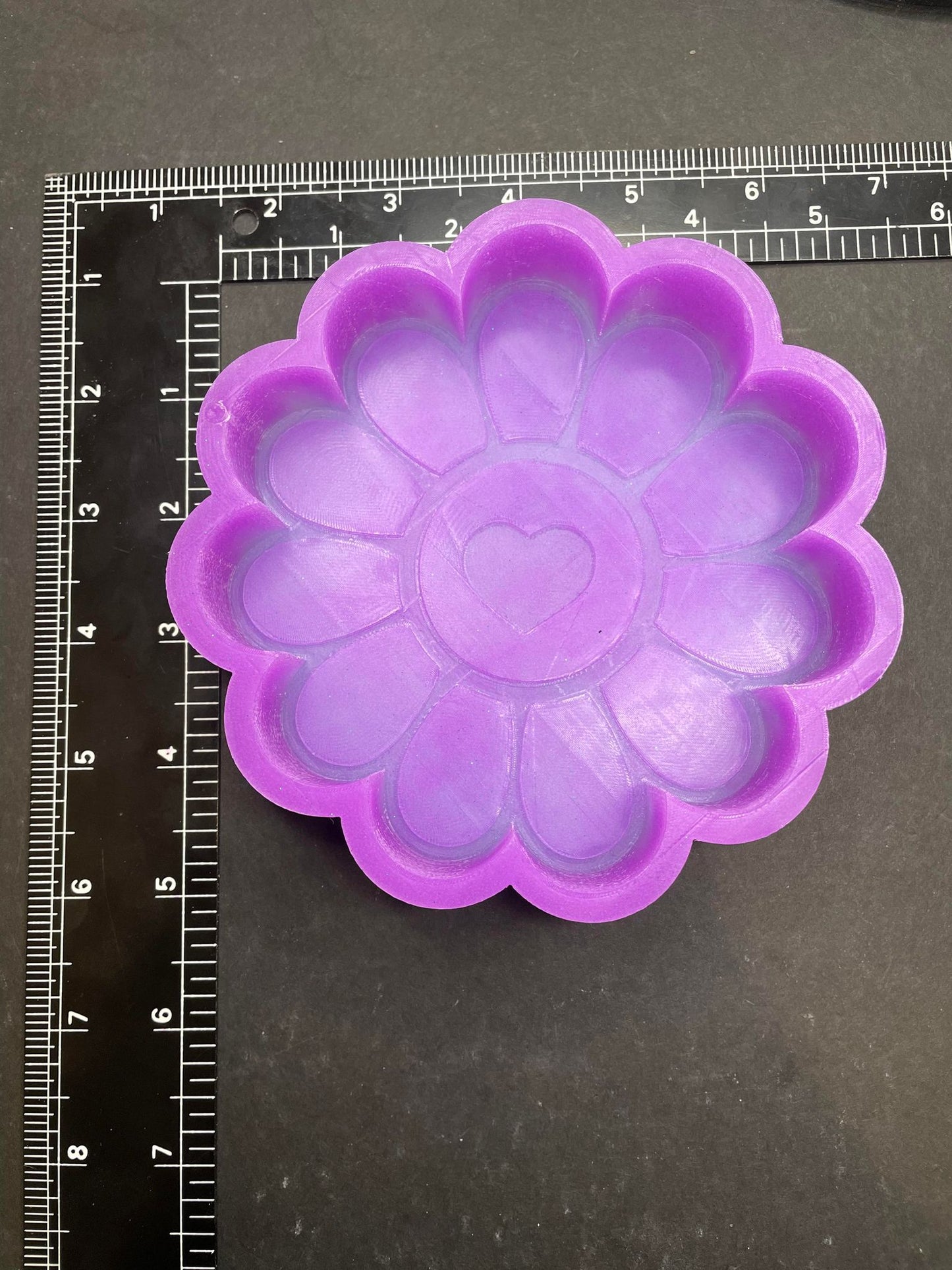 Flower Heart Silicone Mold