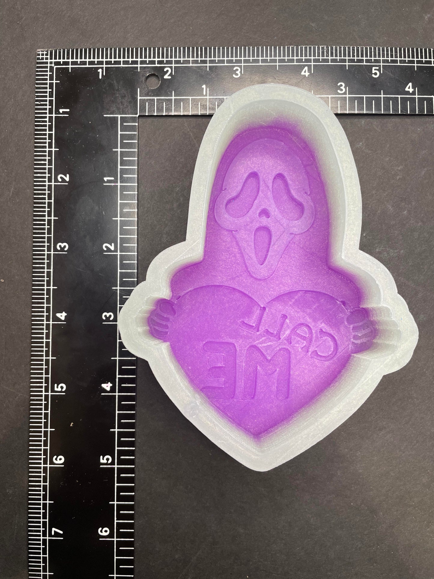 Call Me Holding Heart Silicone Mold©