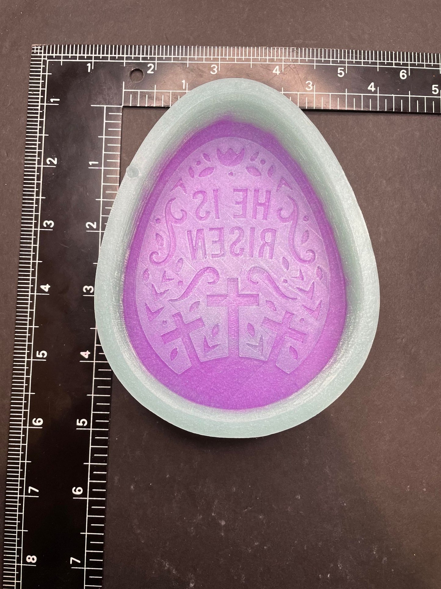 He is Risen Egg Silicone Mold