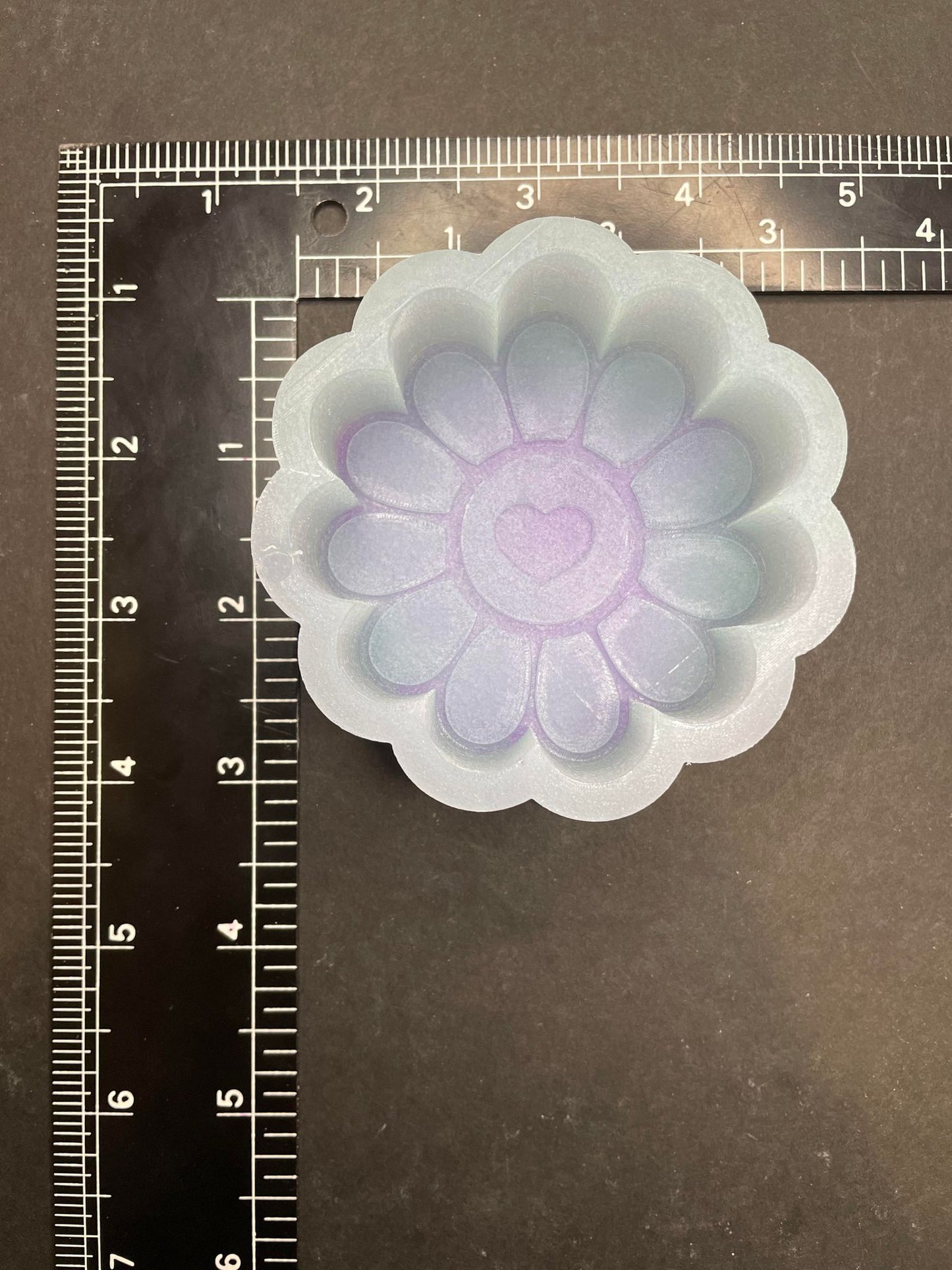Flower Heart Silicone Mold