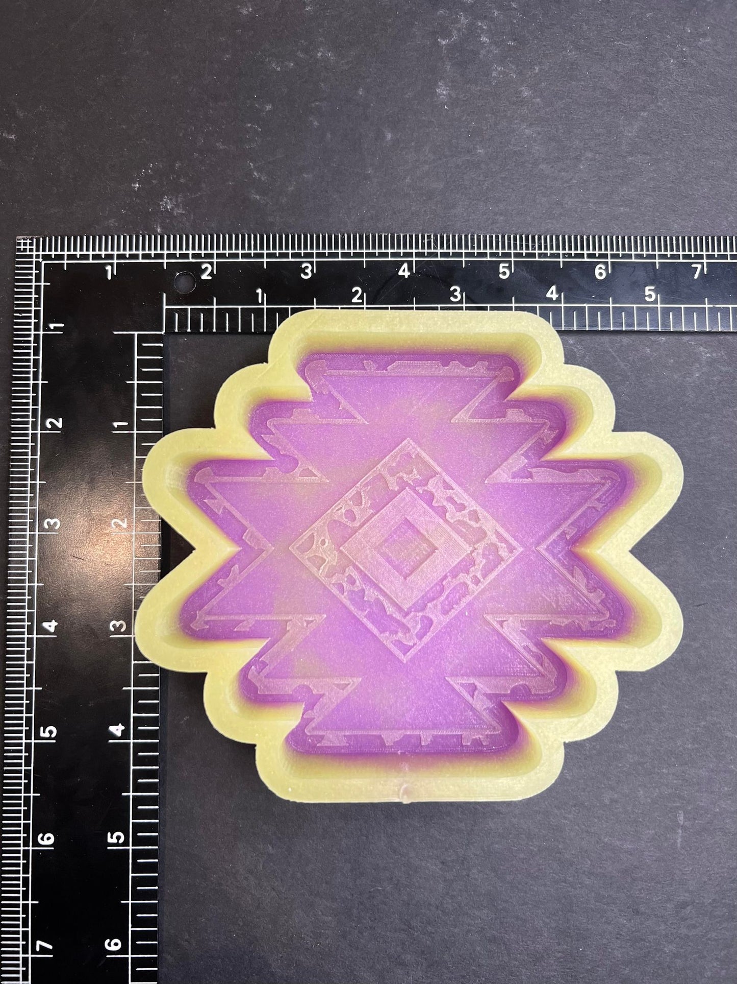 Cowhide Aztec Silicone Mold
