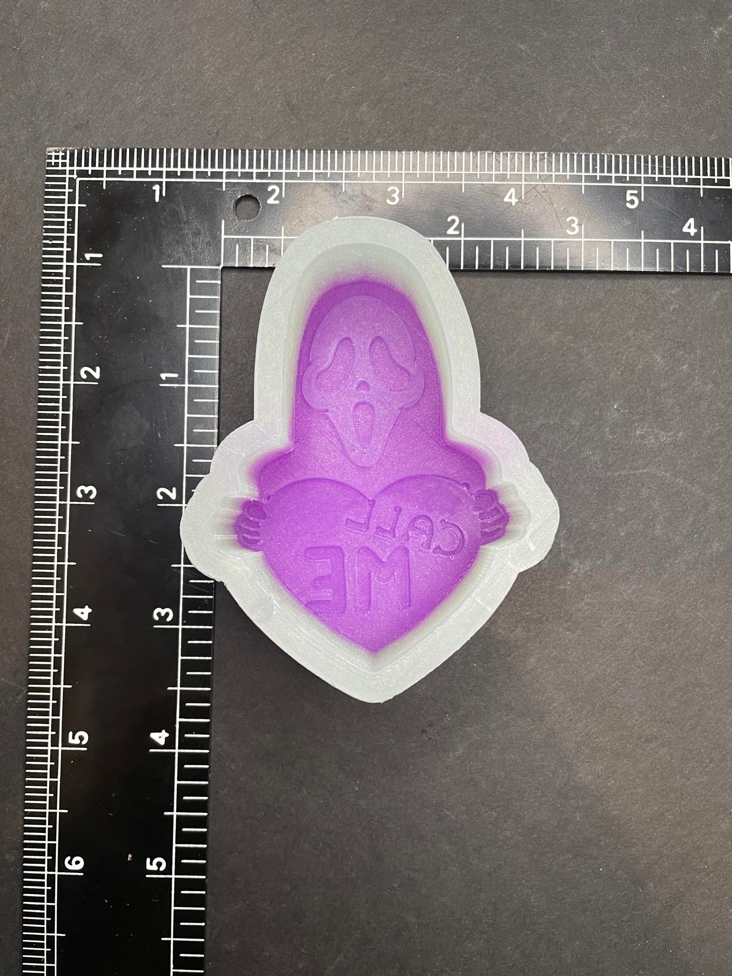 Call Me Holding Heart Silicone Mold©
