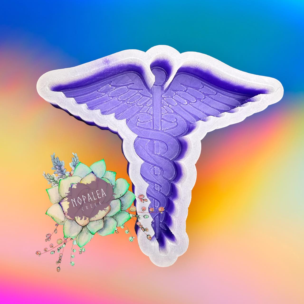 Caduceus Silicone Mold