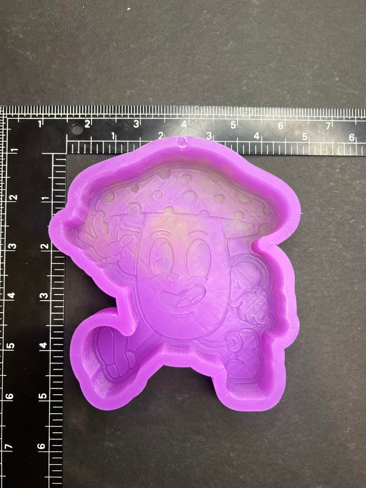 Cute Walking Schroom Silicone Mold