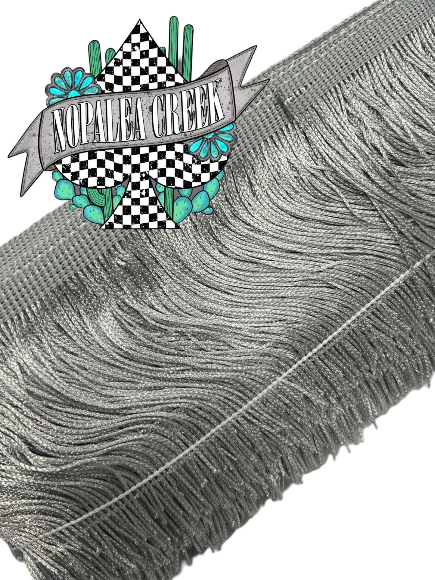 Light Grey 4" Fringe