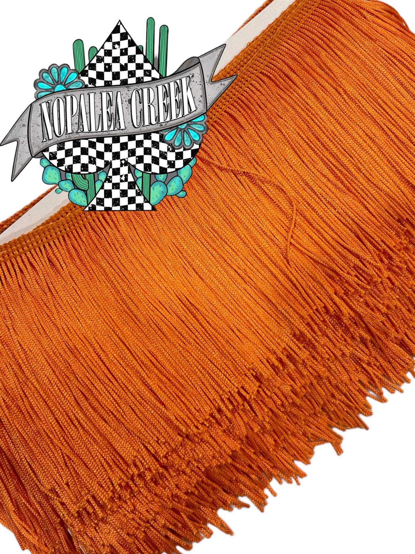 Pumpkin Orange 4" Fringe