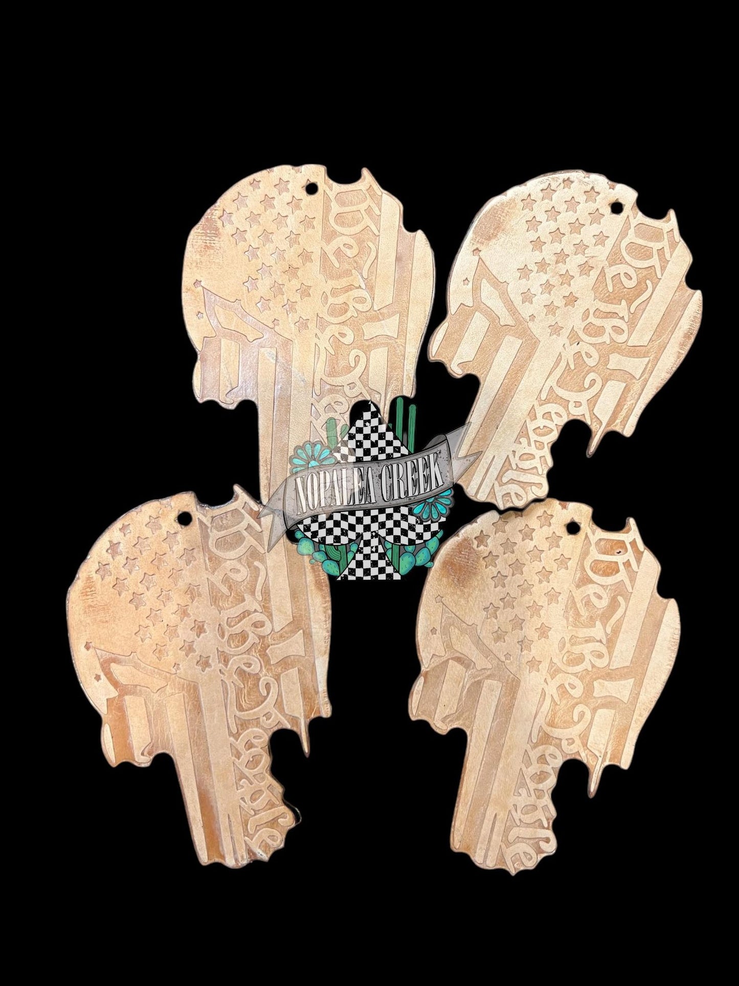 We the People Leather Charm (SET OF 4)