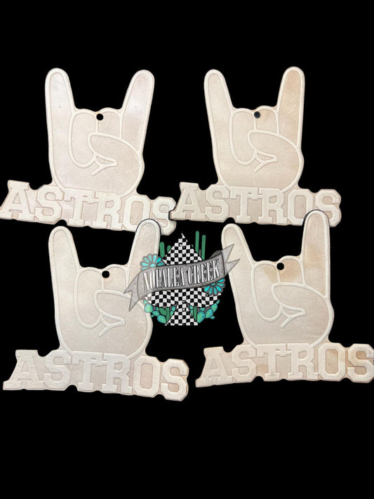 H.Astros Leather Charms (SET OF 4)