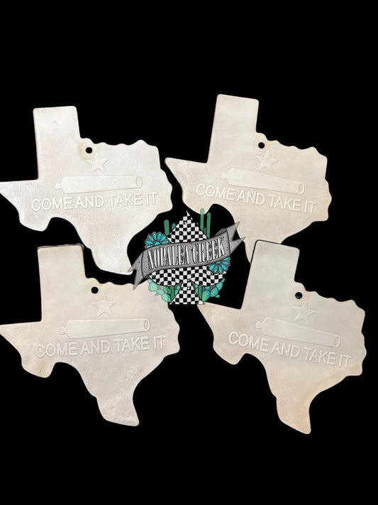 Come and Take It Leather Charms (SET OF 4)