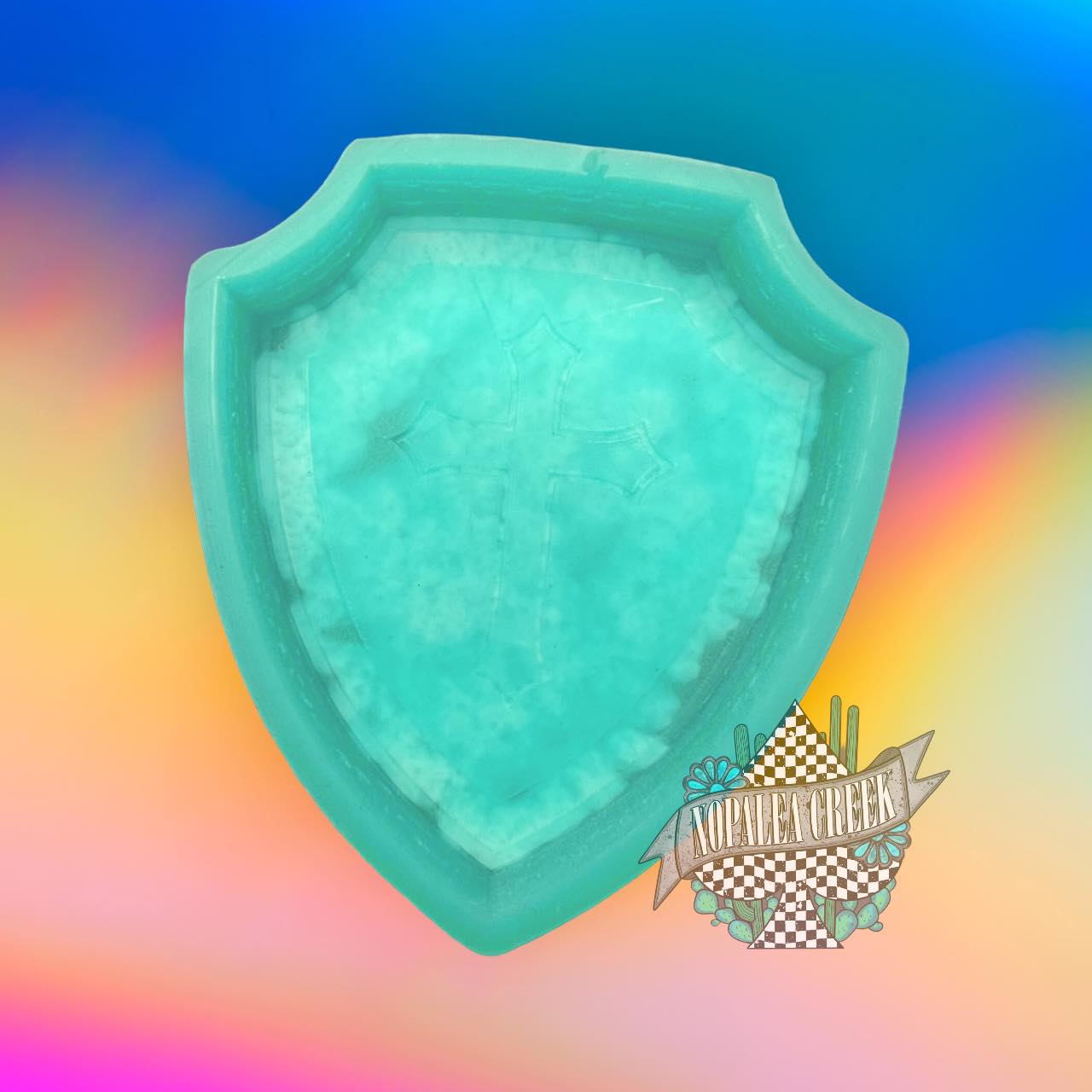 Cross & Shield Silicone Mold