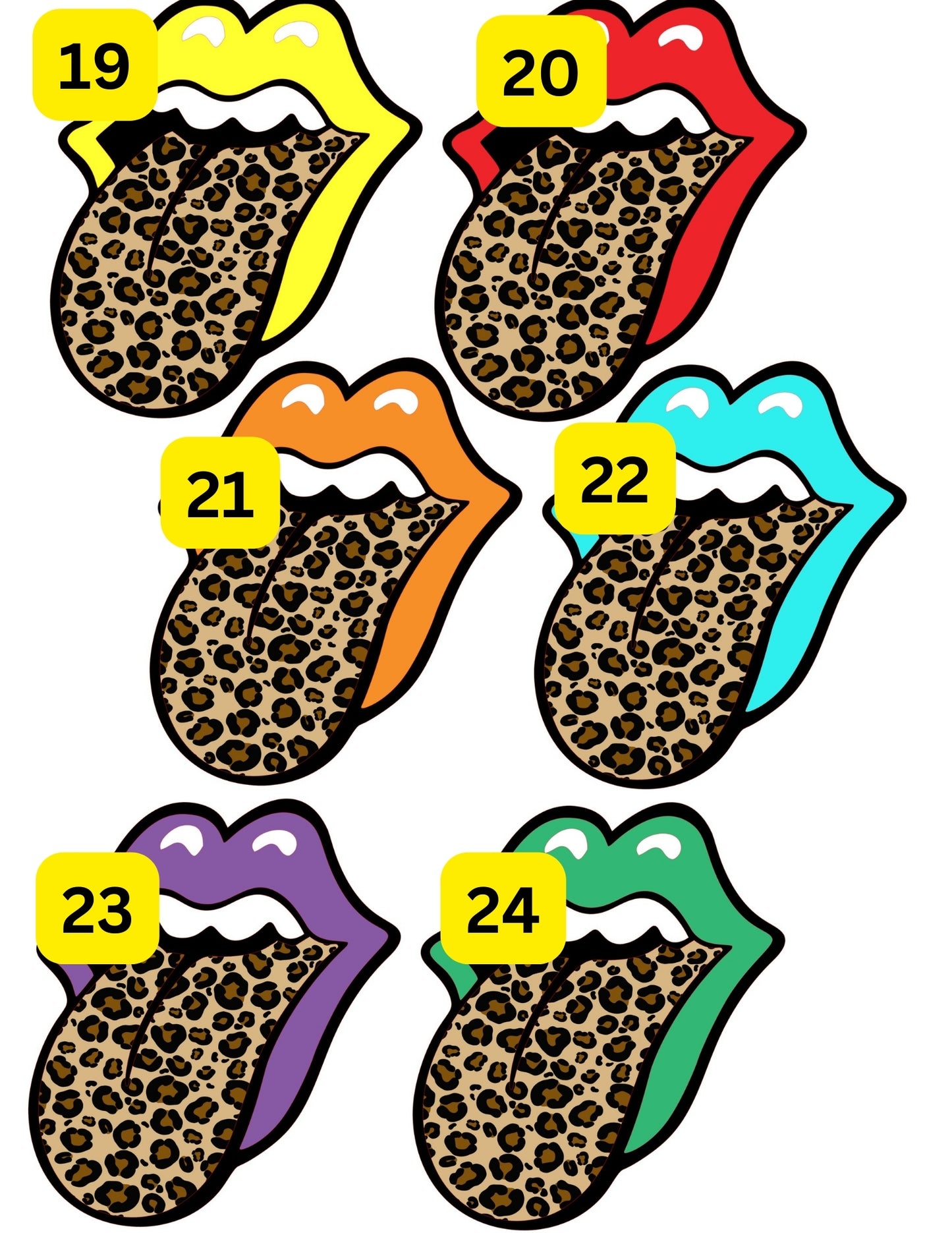 Tongue Cardstock #33-40