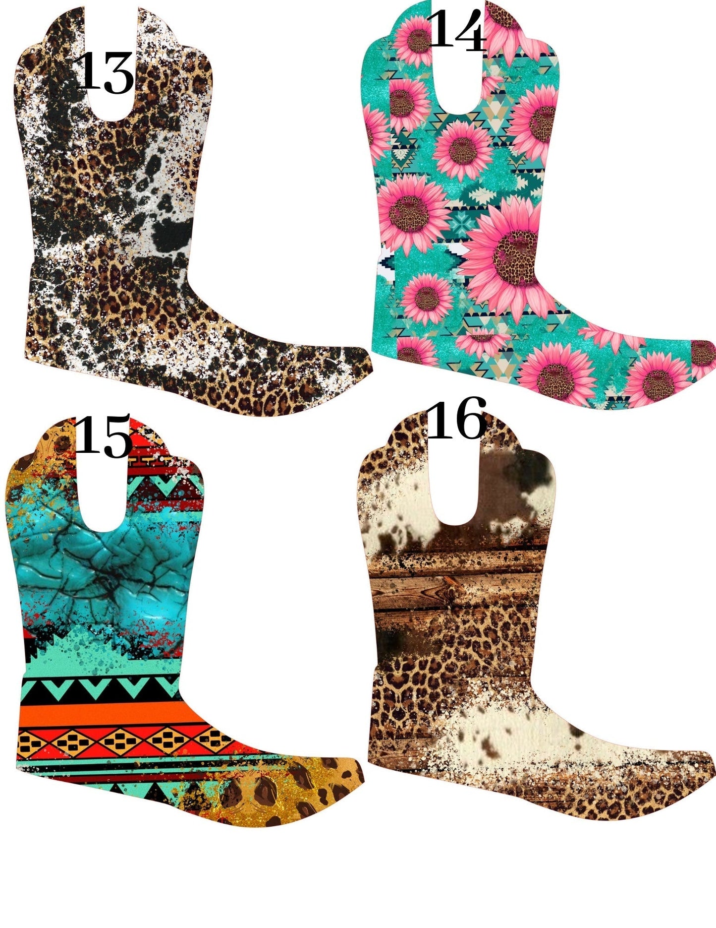 Simple Boot Cardstock Listing #17-32