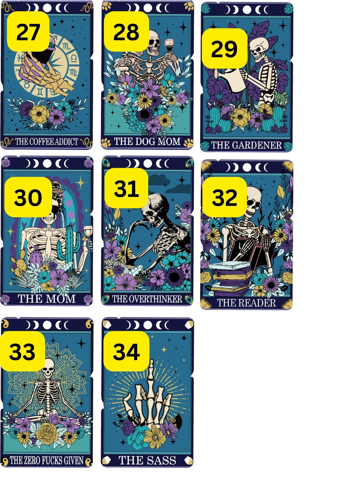 Tarot Card (3) Cardstock Listing