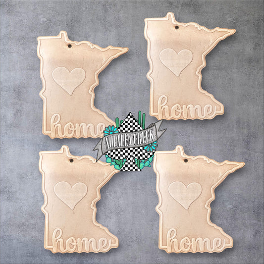 Minnesota Home Leather Charms (SET OF 4)