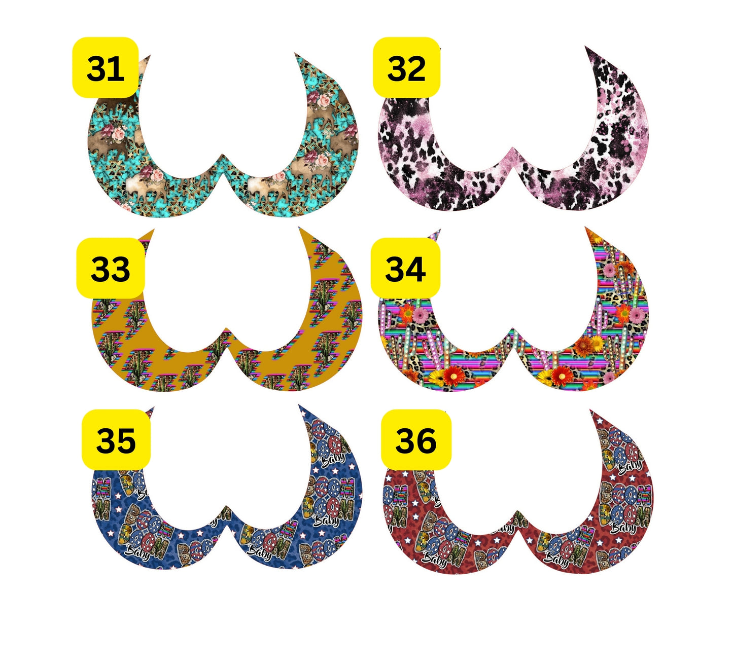 Bikini Boobs Cardstock Listing #1-16