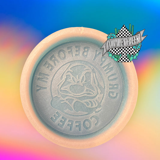 Grumpy Before Coffee Silicone Mold
