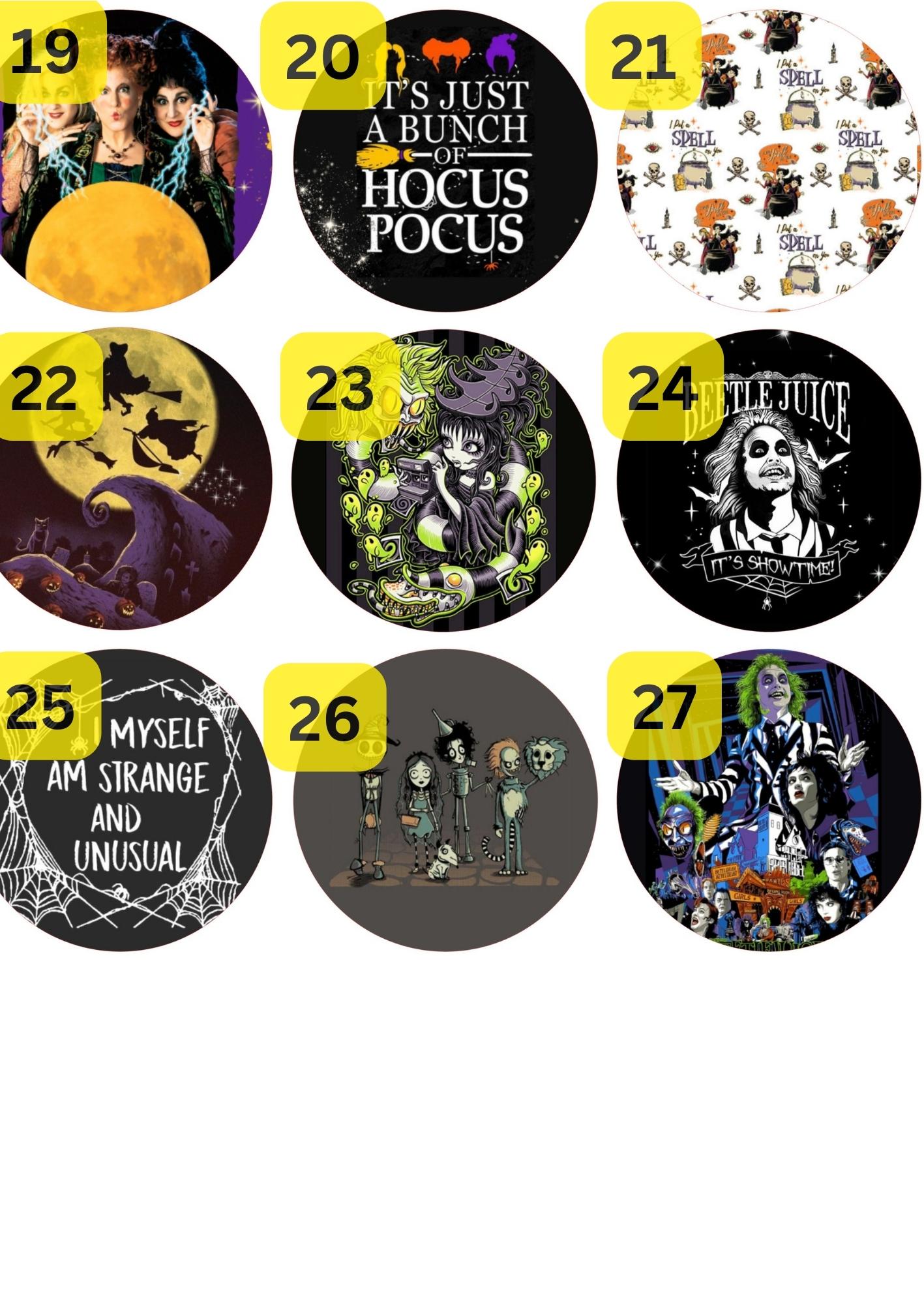 Round Cardstocks (2) Listing #21-40