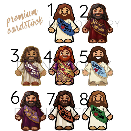Jesus Loves You Cardstock