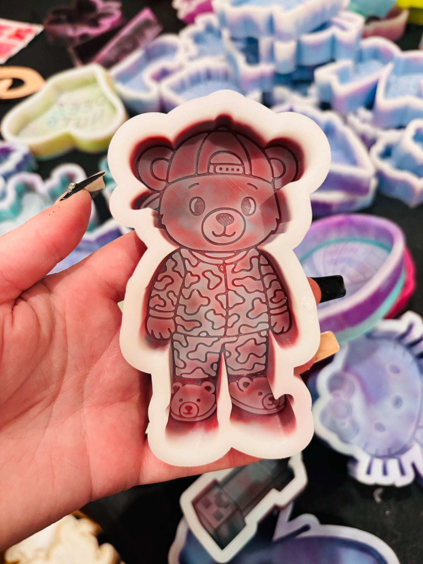 Camo Cub Cutie Silicone Mold