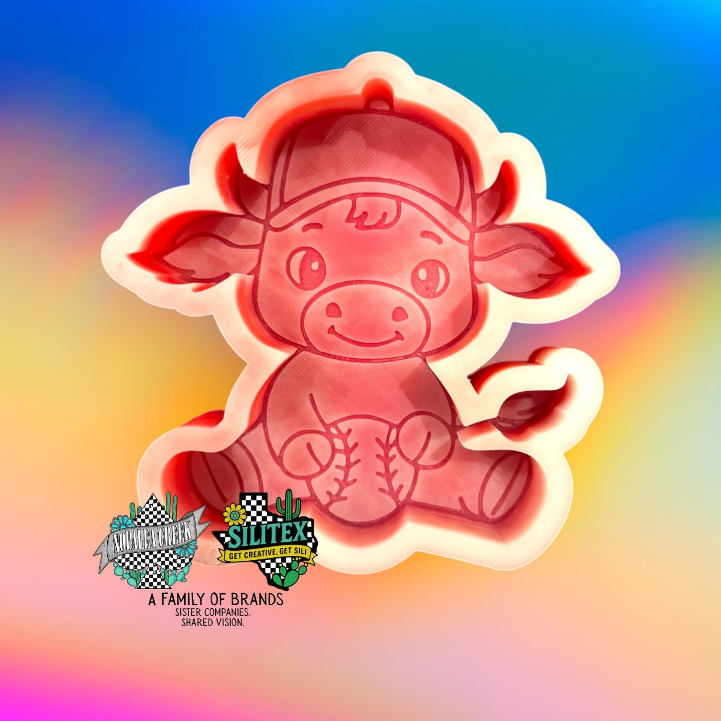 All Star Moo Silicone Mold