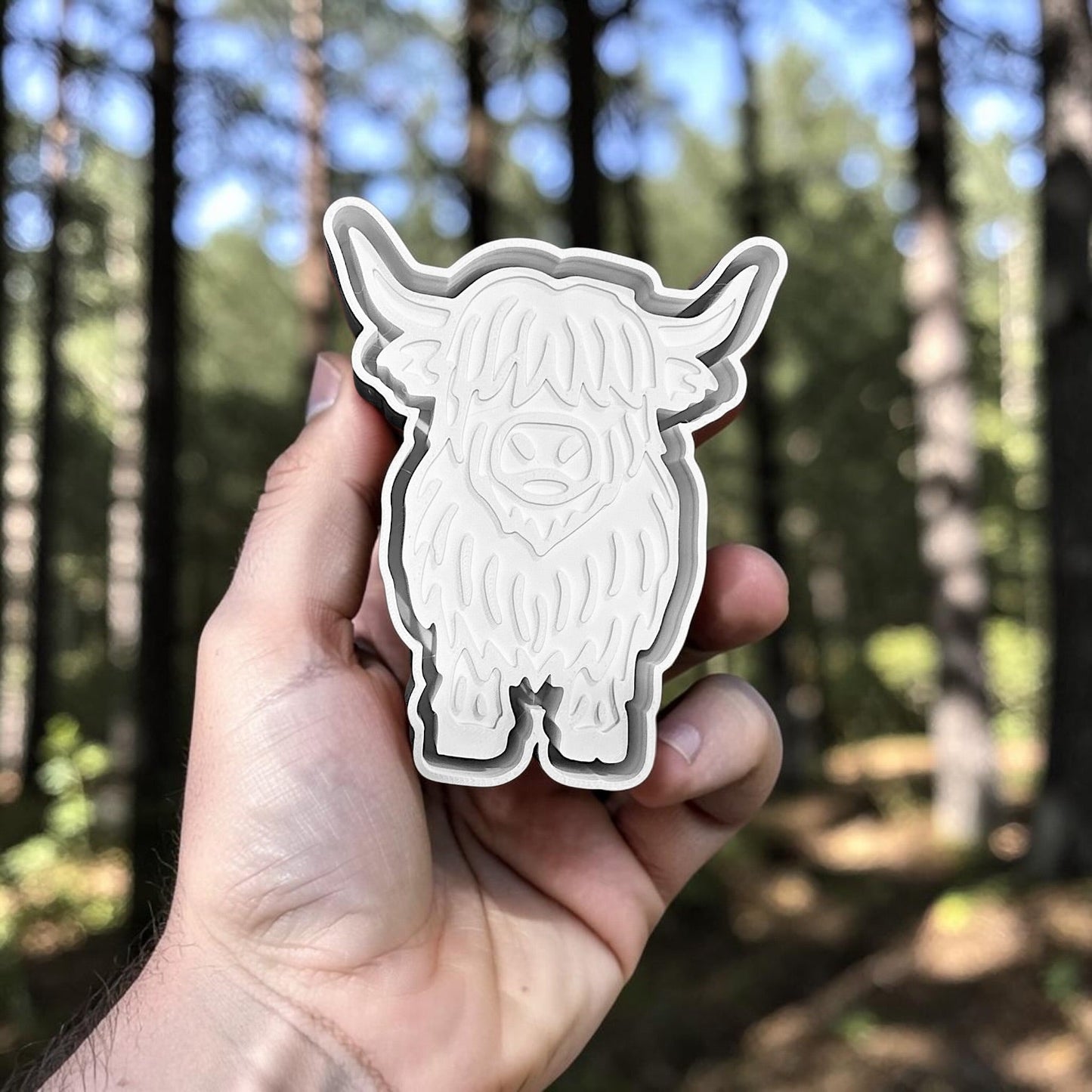 Shaggy Highland Silicone Mold